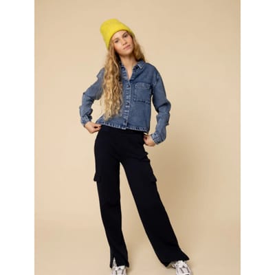 LOOXS 10sixteen Meisjes broek - Maat 128 in de kleur Blauw van 94% COTTON 6% ea - 2531-5609-189
