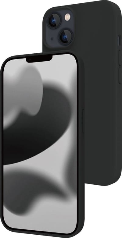 BeHello iPhone 14 Plus Soft Touch Case Magnetic Ring Black