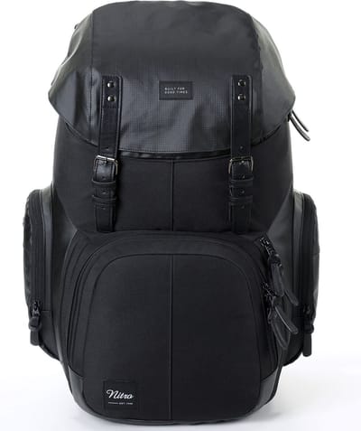 NITRO Vrije tijd rugzak Rugzak met laptopvak Urban Collection Weekender Backpack 42L Tough Black Zwart