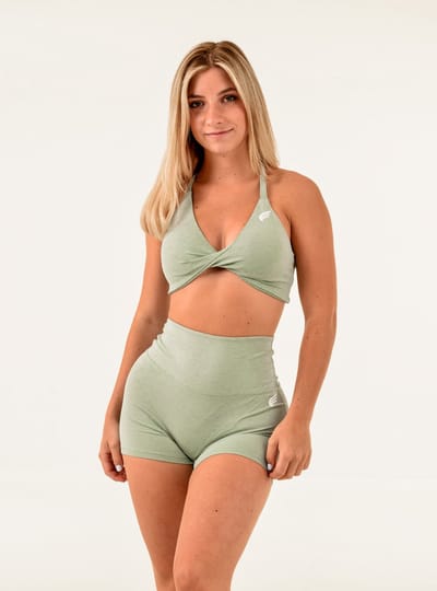 Elevate short - fitness short - Yoga, Pilates & Fitness - Groen (L)