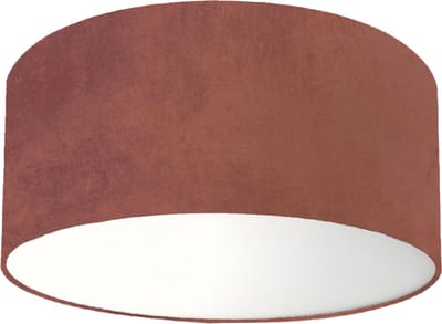 Plafondlamp velours rood - Kinderkamerdecoratie- Lamp voor aan het plafond - Diameter 35cm x 15cm hoog | E27 fitting maximaal 40 watt | Excl. Lichtbron