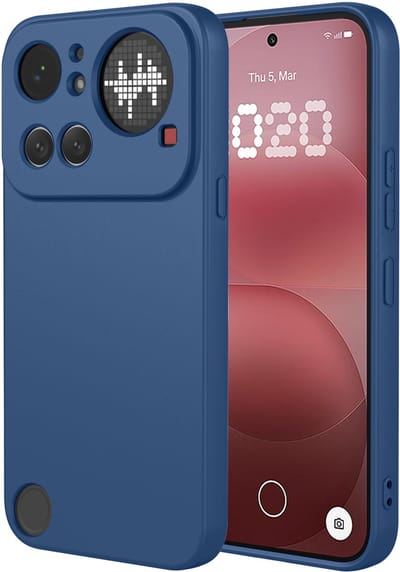 MobyDefend Hoesje - Geschikt voor Nothing Phone (4a) Pro - Matte Siliconen Backcover - Blauw