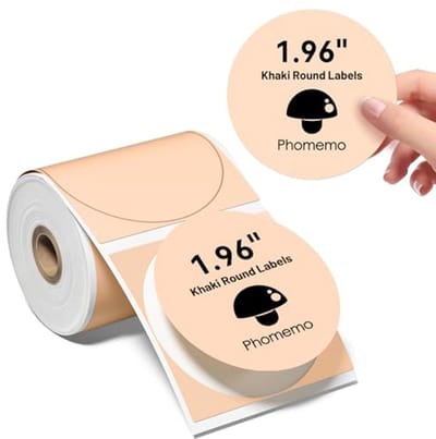 Ronde Gekleurde Zelfklevende Labels 50 x 50 mm - Thermische Label Papier