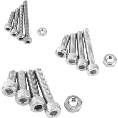 480 stuks M2 M3 M4 Roestvrij Staal SS304 Zeskantige Inbuskopschroeven en Moeren Assortimentset