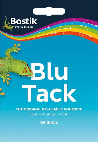 2x Kneedbare Plamuurlijm Herbruikbaar Blauw 60g Set