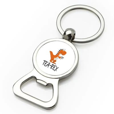 Akyol - thee flesopener - Thee - thee liefhebber - cadeau voor iemand die van thee houdt - cadeau thee - tearex - met opdruk - verjaardag - grappig cadeautje verjaardag - 9 bij 3 cm