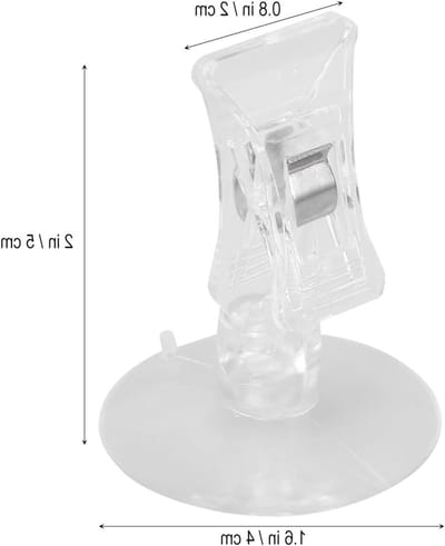 Set van 4 Aquarium Clip Holders voor Groente, Algen en Voedingsaccessoires voor Aquaria