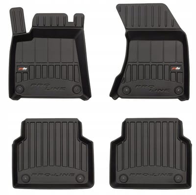 FROGUM 3D Gummimatten Set – Passend für Audi A8 D4 (2009-2017) – Hohe 6 cm Kanten – TPE-Material – Geruchlos & Schwarz