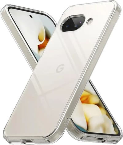 Ringke Fusion | Hoesje Geschikt voor Google Pixel 9a | Back Cover met Antikrascoating | Militaire Standaard | Transparant