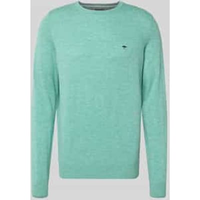 Fynch-Hatton Trui O-Neck Merino Cashmere Fern / male