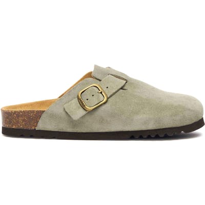 Scholl Klomp Fae Suede Vrouwen - Salie
