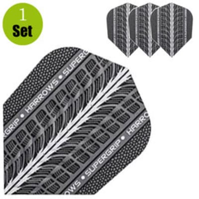 Harrows Supergrip Silver - Dart Flights