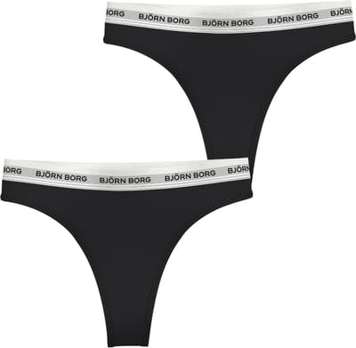 Björn Borg dames Core thong - string (2-pack) - multicolor