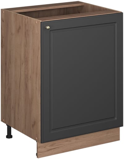 Vicco Keukenonderkast Fame-Line, Anthrazit-Gold Landhaus/Goudkleurig Eiken, 60 cm 1 deur zonder werkblad