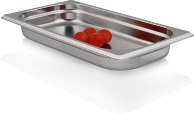 JGS ® Hoogwaardige Roestvrijstalen Keukencontainer voor Diverse Stoomovens, Vaatwasserbestendig en Ruim