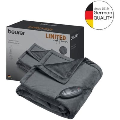Beurer HD74 - elektrische deken - 6 warmtestanden 150 x 130 cm wasbaar automatische uitschakeling