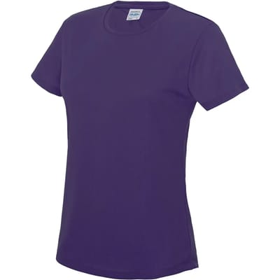 Dames sportshirt met korte mouwen 'Cool T' Purple - L