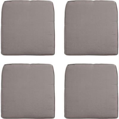 Madison - Zitkussen Wicker Panama taupe - Ca. 48x48 cm - Set van 4