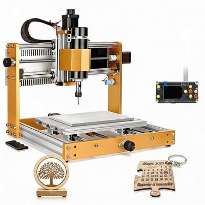 Freesmachine CNC Compact & Krachtige Precisiebewerking – Freesbank Nauwkeurige Controle & Geschikt voor Hout en Kunststof – Freestoestel Stevig Frame & Betrouwbare Stabiliteit | Inclusief Eindschakelaars