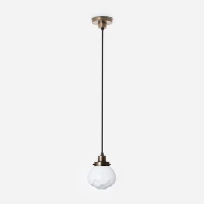 Hanglamp aan snoer Paeonia 20's Brons - Art Deco Trade