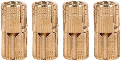 Verborgen barrel scharnier set van 4 stuks voor keukenkastdeuren, ideaal voor DIY projecten, verkrijgbaar in 10/12/14/16mm