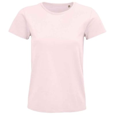 SOLS Dames/Dames Pioneer Organic T-shirt (Lichtroze)