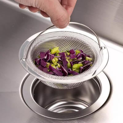Afvoergoot met Handvat, Keukenafvoerfilter voor Sinks, Bescherming tegen Verstoppingen, Eenvoudige Installatie en Onderhoud