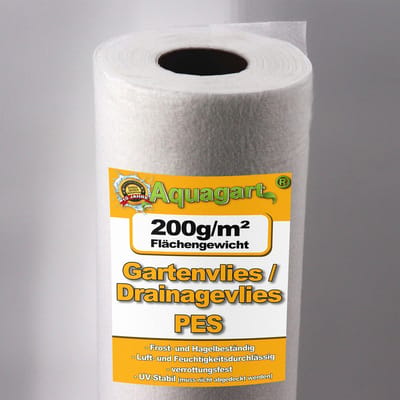 95m² Geotextielvlies Tuinvlies Onkruidbestrijdingsvlies Drainagevlies 200g 1,9m