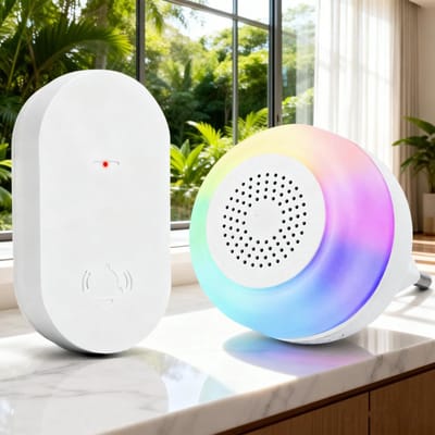 Draadloze Deurbel met RGB Licht - Waterdicht IP65 - 32 Melodieën en 5 Volume standen