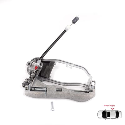 BDP996 Support de poignée de porte de voiture Boîtier de poignée Arrière Droit 51228243636 pour BMW X5 E53 2000-2006