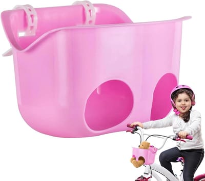 Poppenzitje Fiets - Kinderfietsstoel - Poppen Vervoeren - Aanpasbaar & Veilig - 21 x 15 x 14 cm - Roze