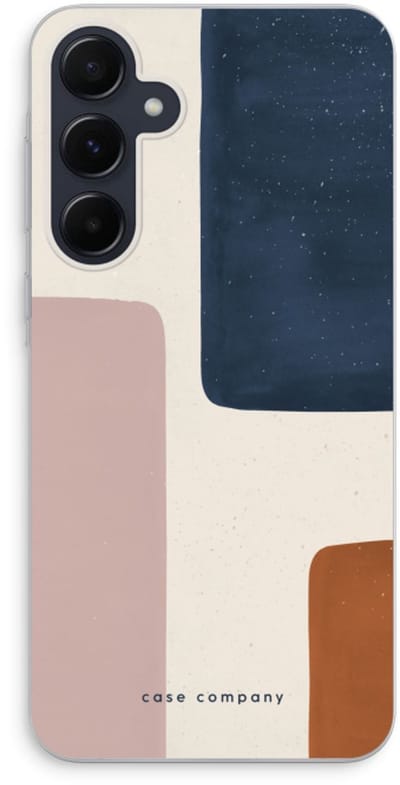 Case Company® - Hoesje geschikt voor Samsung Galaxy A55 hoesje - Geo #5 - Soft Cover Telefoonhoesje - Bescherming aan alle Kanten en Schermrand