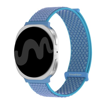 imoshion Nylon bandje voor de Samsung Galaxy Watch 9 (40/44mm) / Watch 8 (40/44mm) / Classic (46mm) - Marineblauw