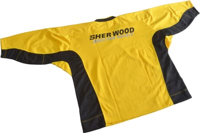 IJshockey oefen shirt XXL Sherwood geel