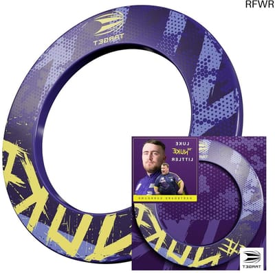 RFWR® Dartbord Surround met Garantie voor Muurbeveiliging - Paarse & Gele Kleur, Eenvoudig te Installeren