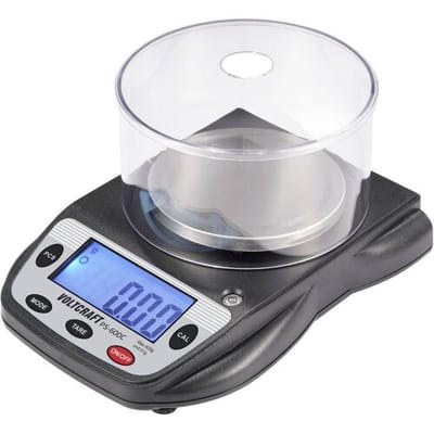 VOLTCRAFT PS-600C Precisie weegschaal Weegbereik (max.) 600 g Resolutie 0.01 g werkt op batterijen Zwart