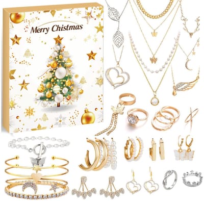 Adventskalender 2025 - kerstmis cadeau - Kerstmis aftellen - Adventskalender voor meisjes - kindersieraden - Dames bedelarmband - Armband & Charms