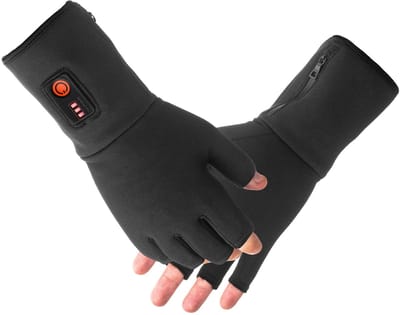 Vingerloze Onder Handschoenen - Verwarmde Handschoenen | Jagen & Sport | USB-C | 3XL