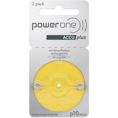 Powerone P10 Oplaadbare batterij voor hoortoestel ZA10 NiMH 12 mAh 1.2 V 2 stuk(s)