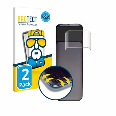 BROTECT - Screenprotector voor Anker Powerbank 737 - Folie Beschermfolie transparant volledig dekking - 2 Stuks