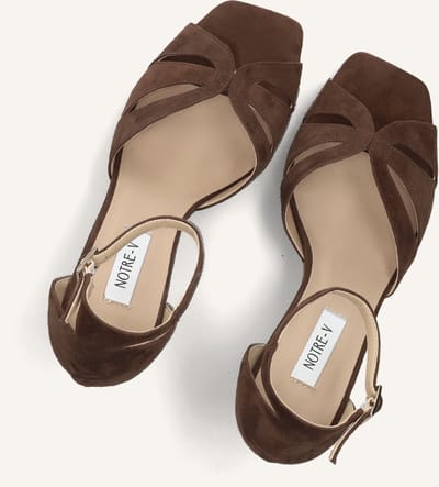 Notre-V 6745 Sandalen - Dames - Bruin - Maat 40