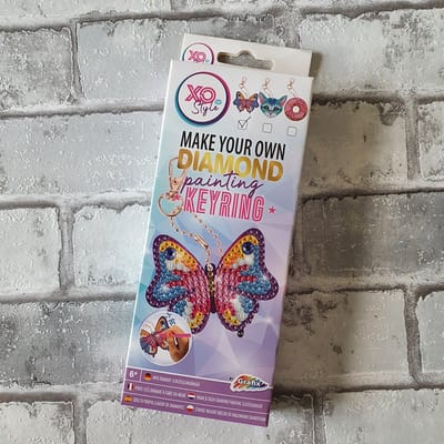 Grafix Diamond Painting sleutelhanger Poes - Sleutelhanger - Hobbypakket - Diamond painting - Cadeau - Verjaardagscadeau - Poes - Sleutelhanger kinderen - Dieren sleutelhanger - Creatief - Steentjes plakken - Plakken - Knutselen - Jongens - Meisjes