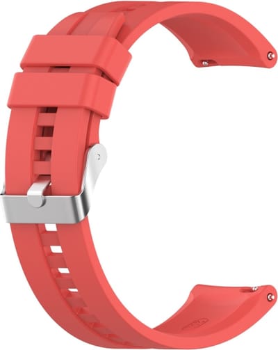 Siliconen bandje - geschikt voor Amazfit GTS / GTS 2(E) / GTS 2 Mini / GTS 3 / 4 (Mini) / Bip (S) / Bip U (Pro) / Bip Lite / Bip 3 (Pro) / GTR 42 mm / Pop (Pro) / Active (2) - rood