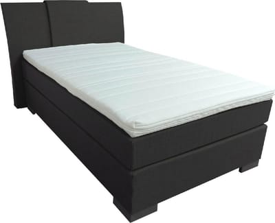 Slaaploods.nl Zeus - Boxspring inclusief matras - 80x200 cm - Zwart