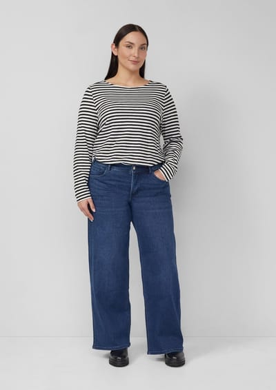 s.Oliver - female - Jeans / Relaxed Fit / Halfhoog / Wijde pijpen