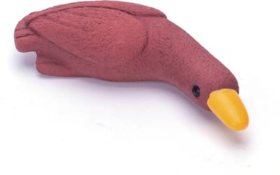 Nobleza Hondenspeelgoed - Piepspeelgoed Hond - Latex Gans met Piep - Puppy Speelgoed - Rubber - Rood