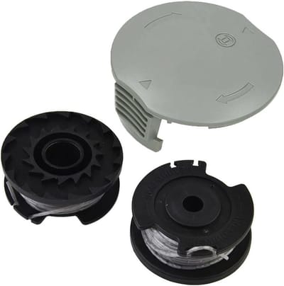 Lijn Spoel Set - Trimmer Spoelen - Gras Trimmen - Hoge Impact ABS Materiaal - 2 Spoelen 4 Meter - Zwart