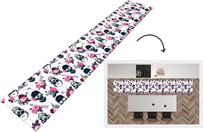 Keukenloper - Loper keuken - Tieners - Skull - Roos - Patronen - 300x50 cm - Keukenloper vinyl