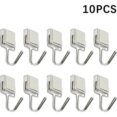 50 STUKS Sterke Magnetische Haken Multifunctionele Opberghaken Huis Keuken Bar Opberghaken Sleutel Opberghaken Badkamer Hangers