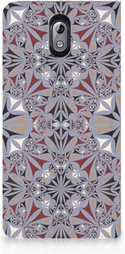 Nokia 3.1 (2018) Standcase Flower Tiles